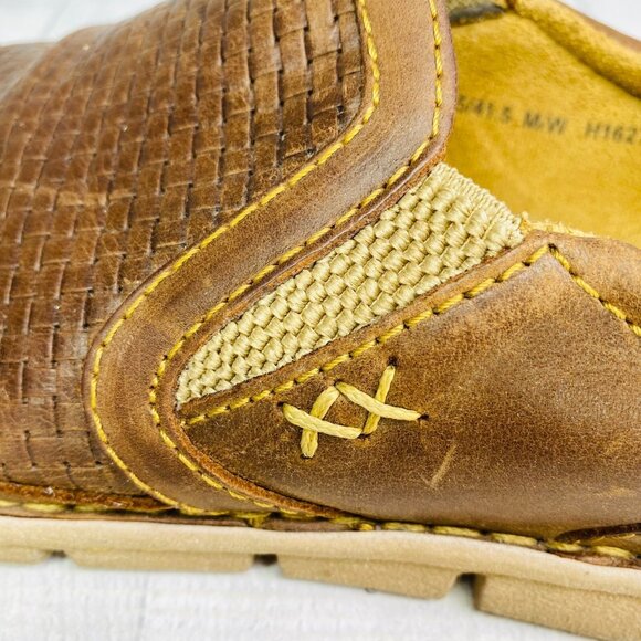 Born Hand Crafted Footwear SAWYER Brown Leather Comfort Shoes Size 8.5 M EU 41 - Picture 16 of 16